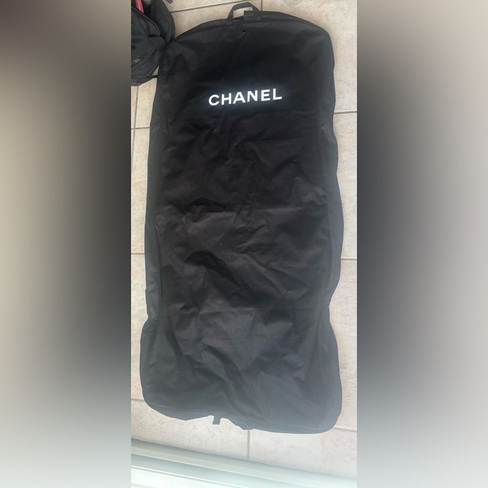 Chanel Garment Bag dress suit bag storage logo travel luggage closet dress suit